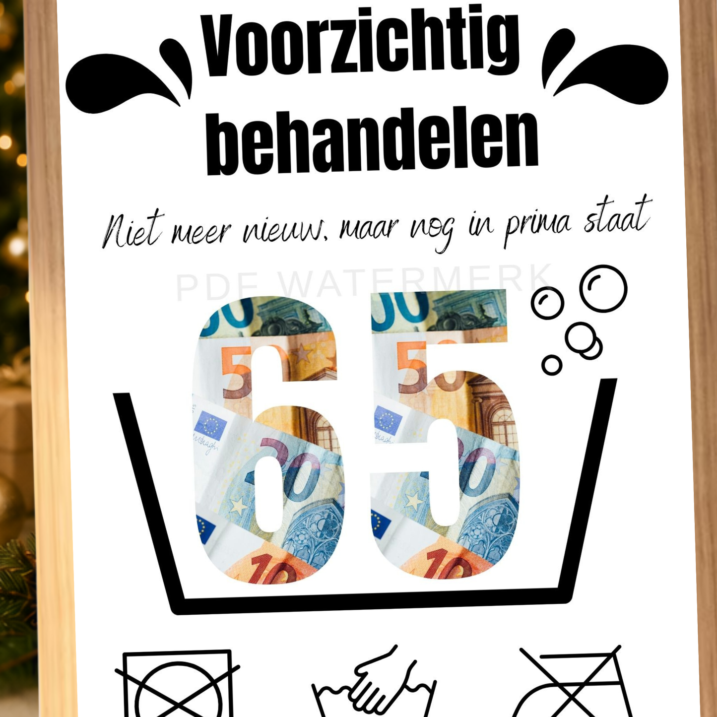 65 jaar cadeau