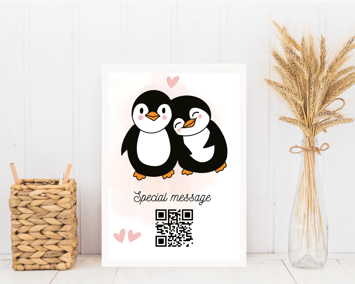 QR code met video of foto cadeau