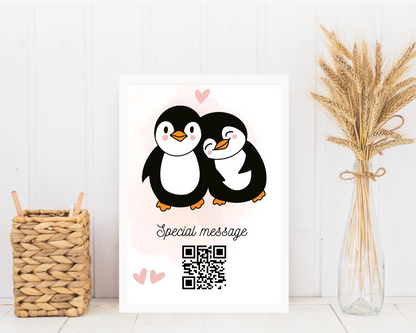 QR code met video of foto cadeau