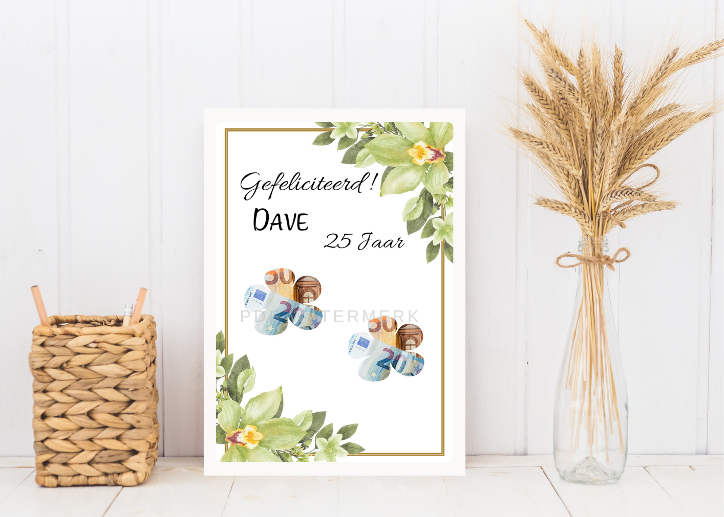 Leuk geld geven in fotolijst cadeau