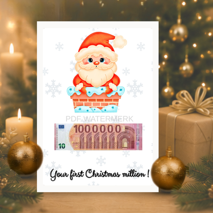 Fotolijst geldcadeau - Geld geven met kerst