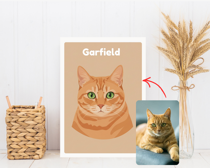 Huisdier portret met kat