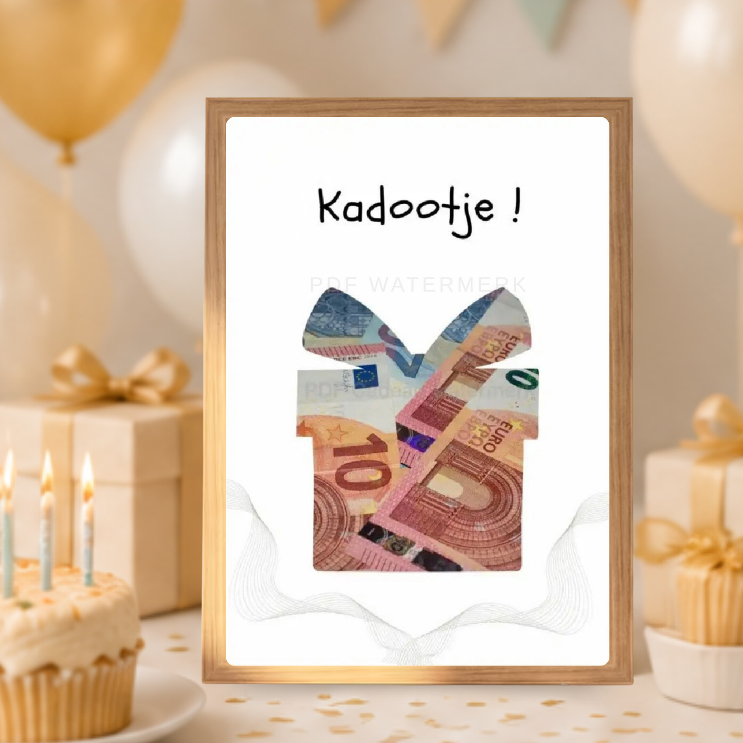 Een leuk verpakt geld cadeau voor elke verjaardag