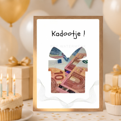 Een leuk verpakt geld cadeau voor elke verjaardag