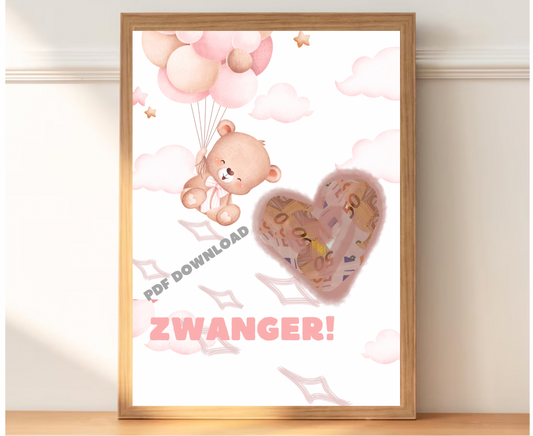 PDF cadeau ZWANGER voor babyshowers