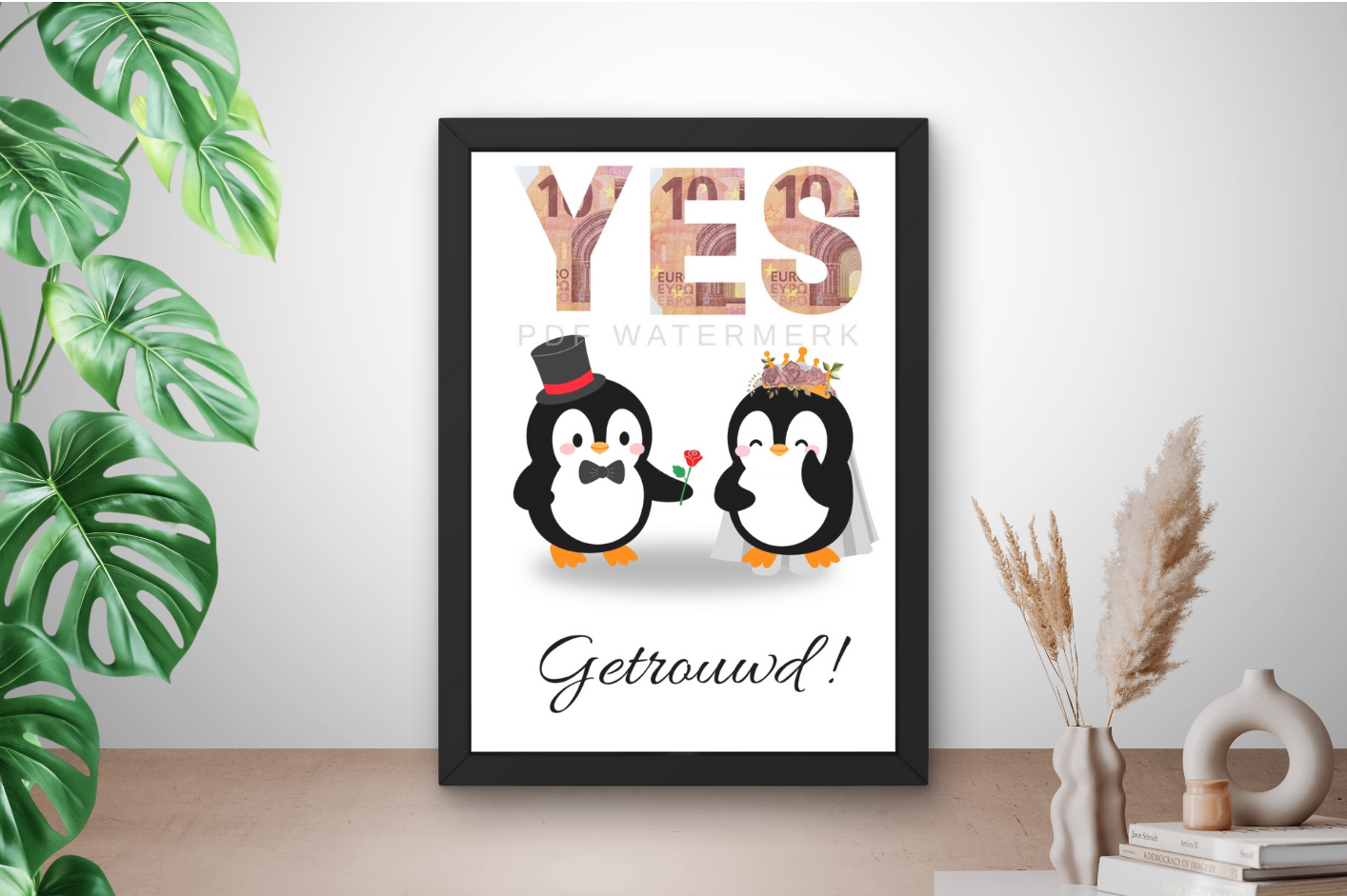 origineel geld cadeau bruiloft geven