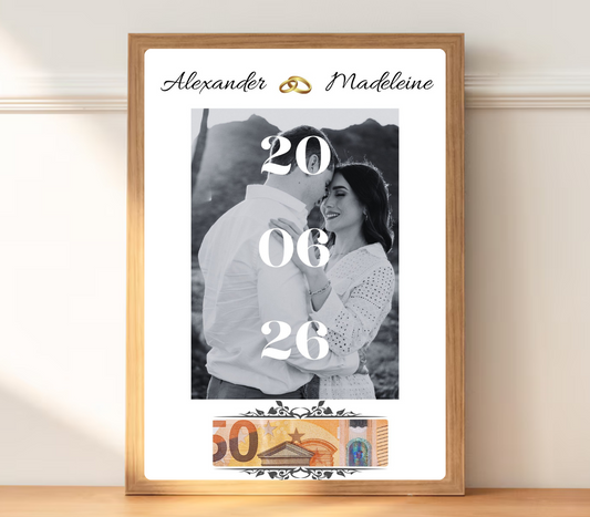 Gepersonaliseerd cadeau bruiloft