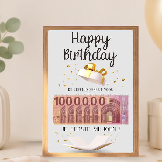 geld geven leuk  verpakt tiener