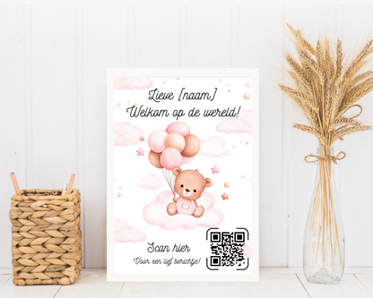 cadeau geboorte tekst origineel felicitatie