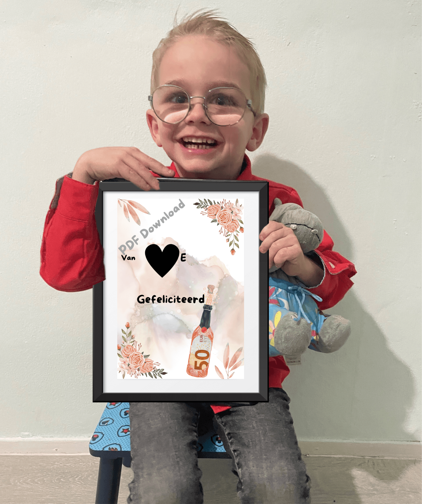 Van ❤️e gefeliciteerd - PDF voor speciale gelegenheden - PDF Cadeau