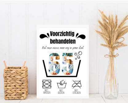 geld geven leuk verpakt 65 jaar