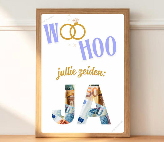 Woohoo jullie zeiden JA - PDF Cadeau