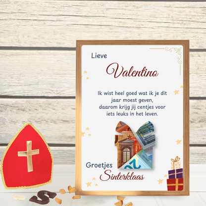 Geld kado Sinterklaas