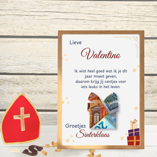 Geld kado Sinterklaas