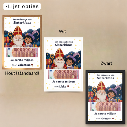 Geld cadeau geven Sinterklaas