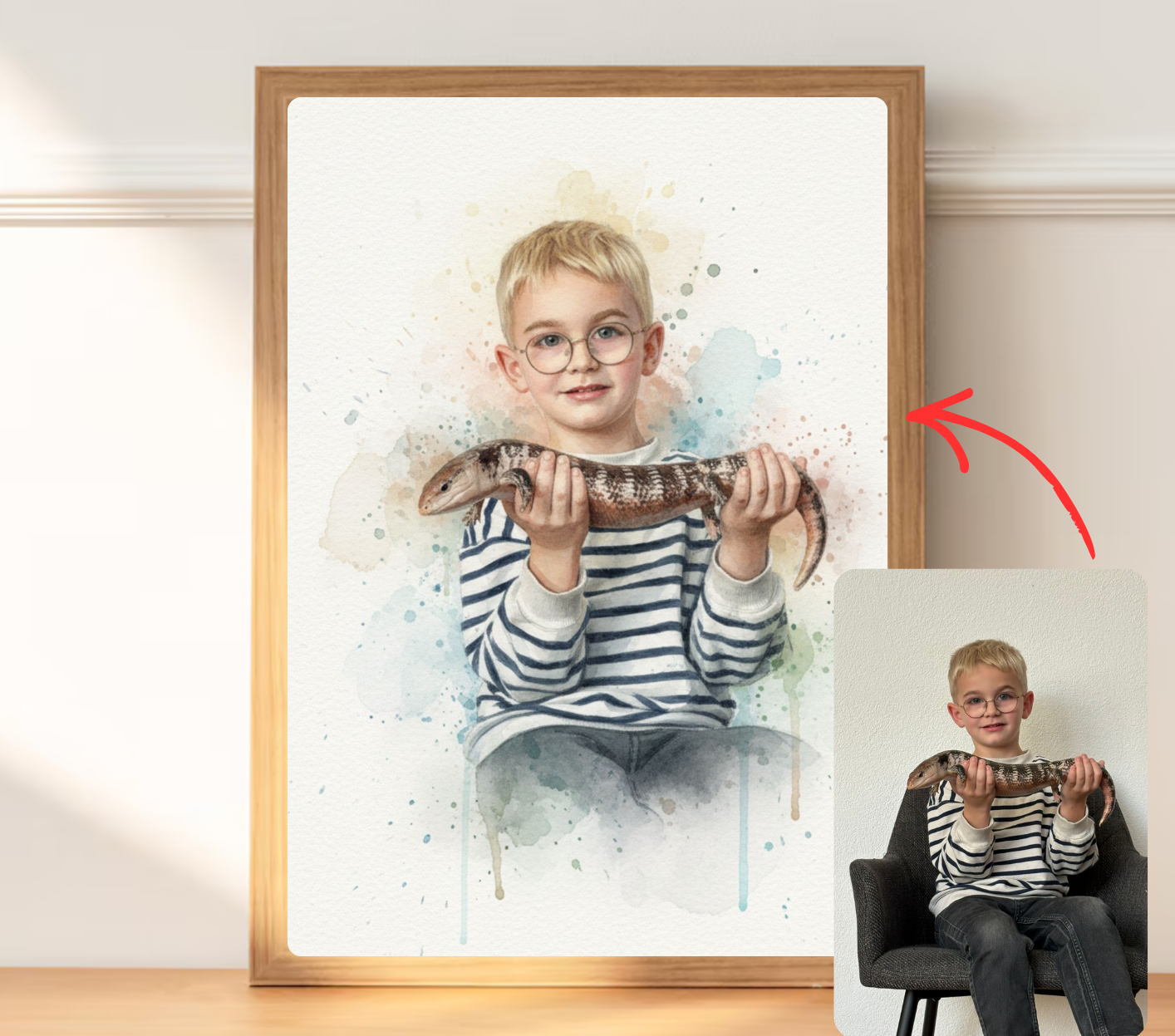 Portret schilderij laten maken