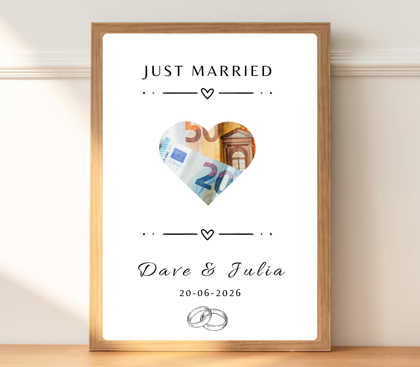 Gepersonaliseerd foto cadeau bruiloft