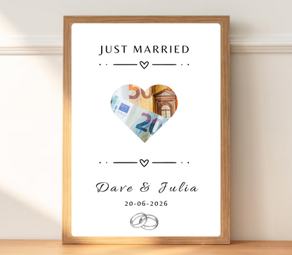 Gepersonaliseerd foto cadeau bruiloft