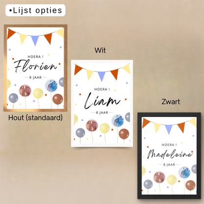 Geld cadeau geven kind - Fotolijst cadeau