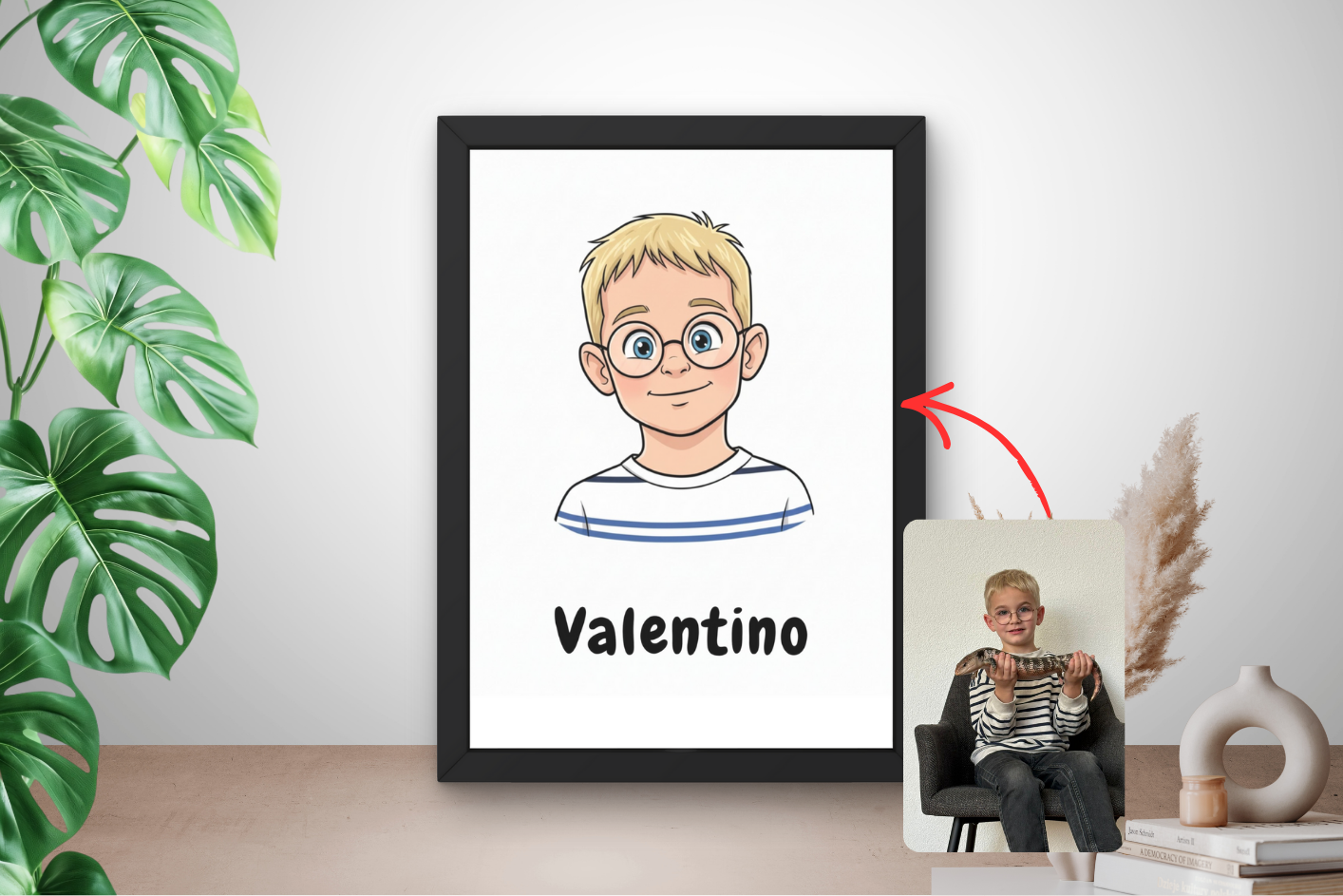 van een foto cartoon maken