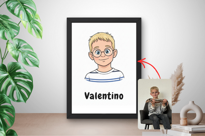 van een foto cartoon maken