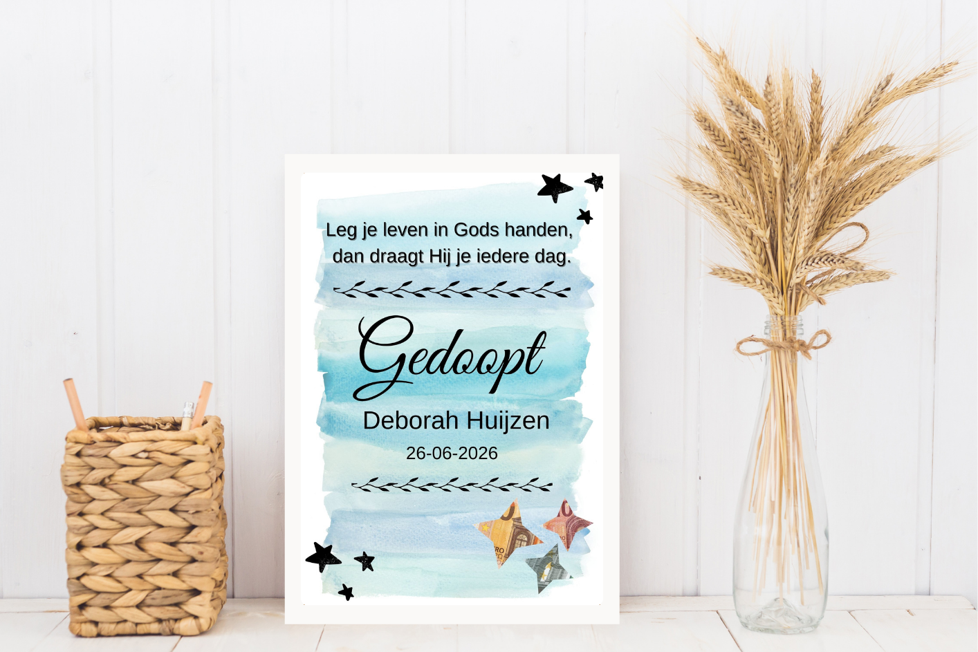 doop cadeau met geld