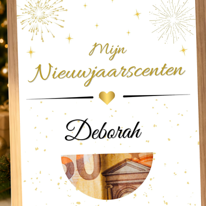 Nieuwjaarscenten leuk verpakt geven