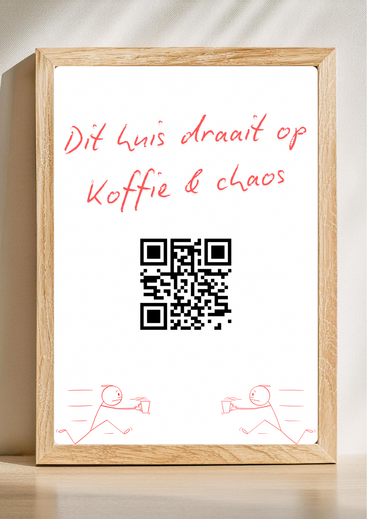 Unieke QR-code wall art – Scan en ontdek een verrassing