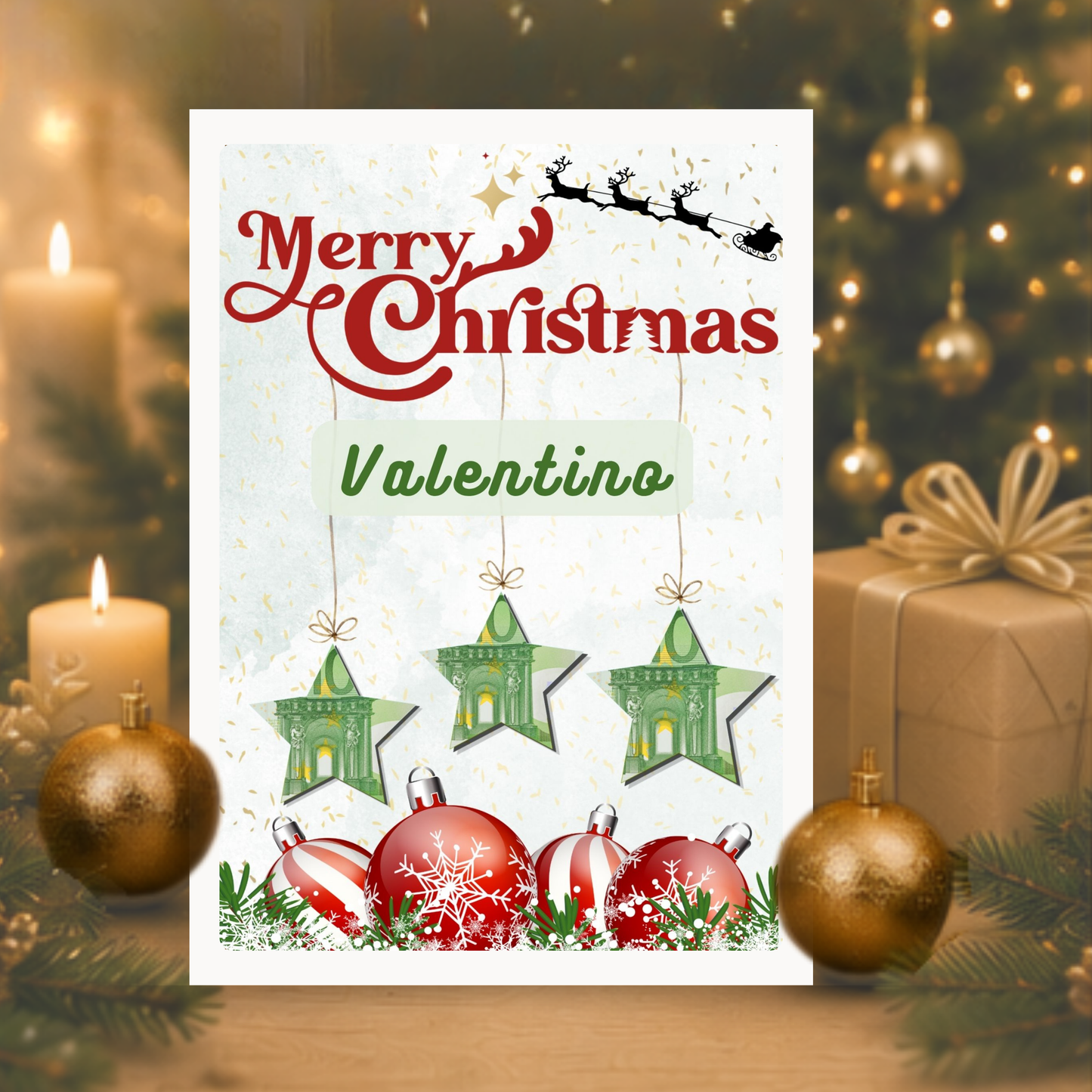 origineel geld geven kerst