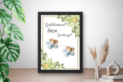 Geld leuk geven in fotolijst