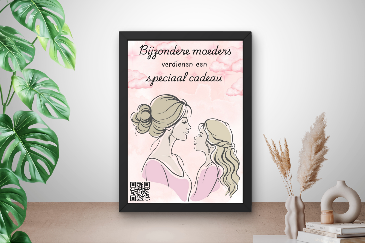 QR-code cadeau Moederdag cadeau moeder dochter