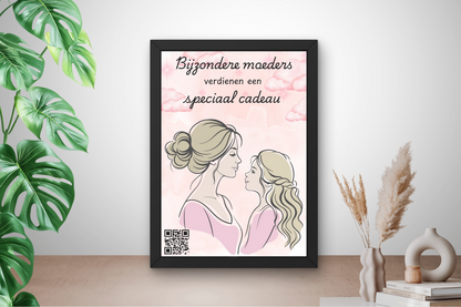 QR-code cadeau Moederdag cadeau moeder dochter