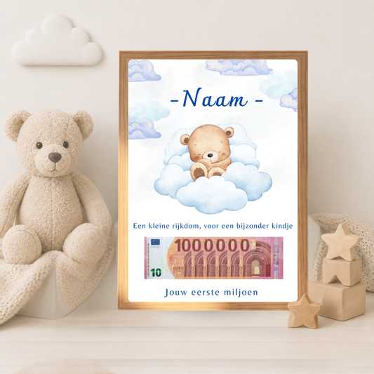 Geld cadeau geboorte jongen