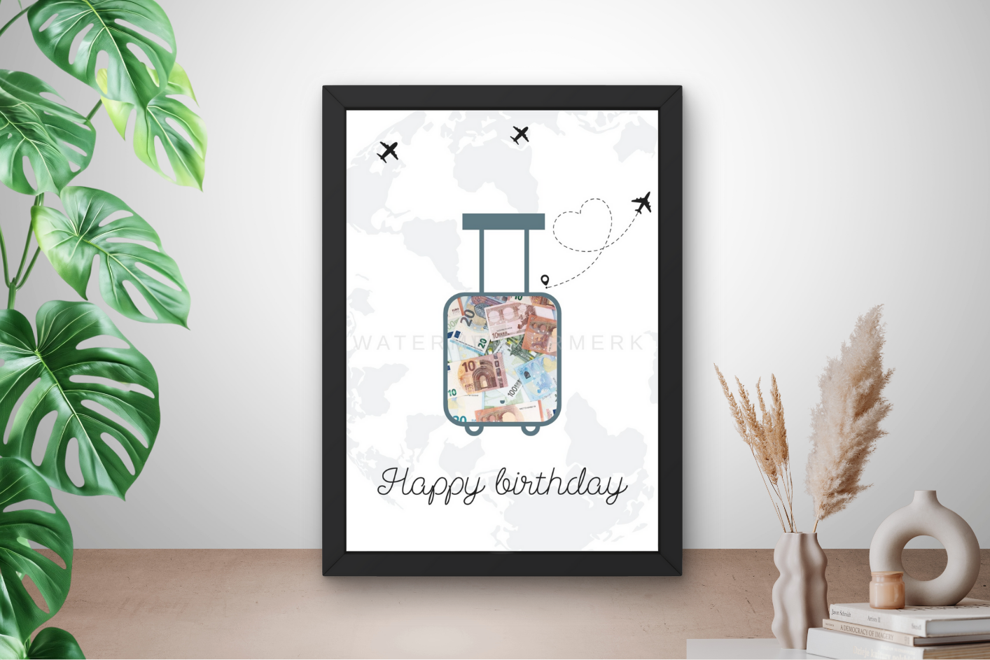 geld cadeau wereldreiziger