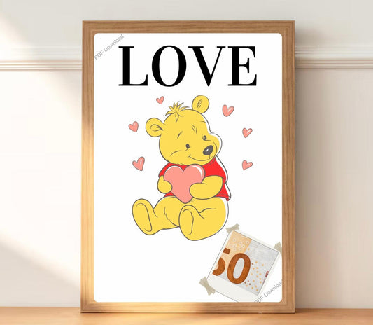 LOVE winnie the pooh - PDF Cadeau