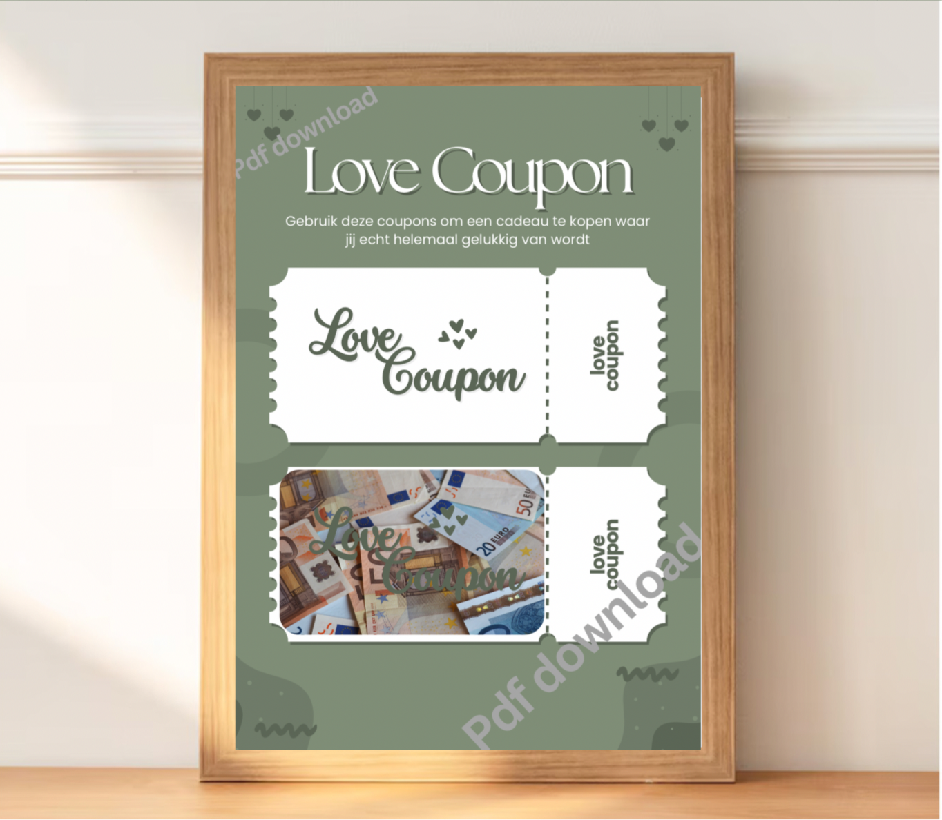 Love coupon