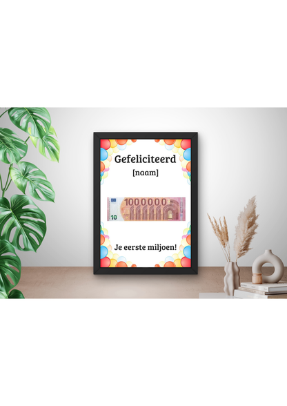 Geef geld cadeau verjaardag