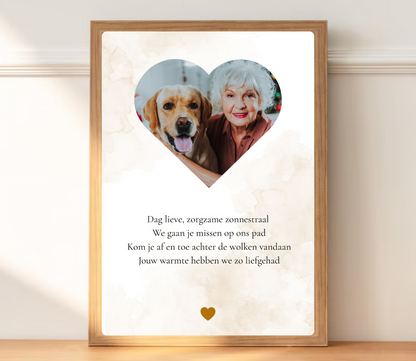 Blijvende herinnering overlijden moeder, vrouw, mama