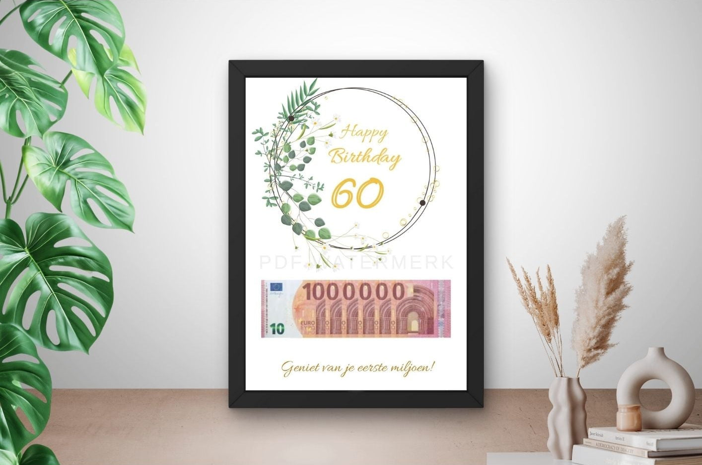 Geld kado 60 jaar vrouw