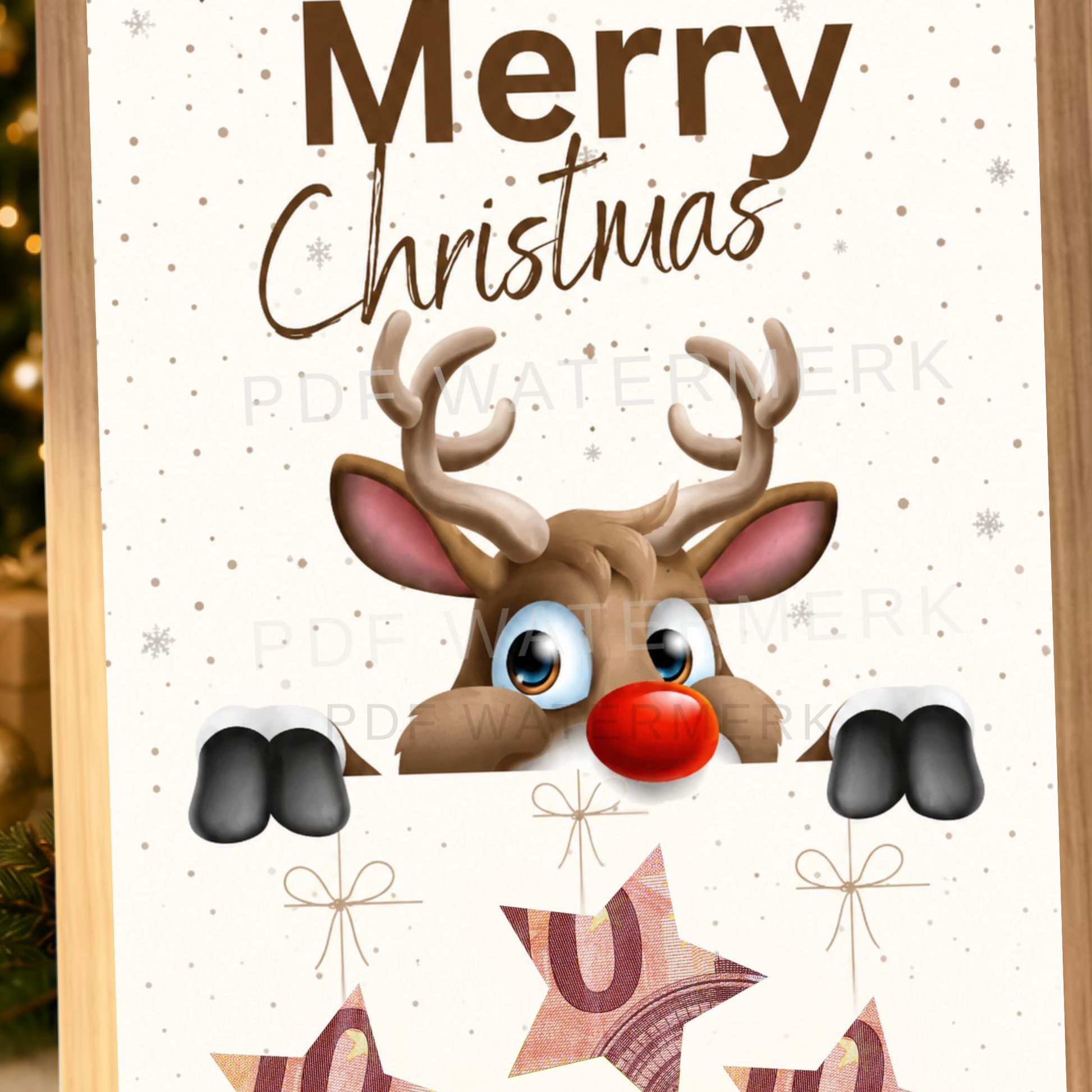 kerst verpakking geld
