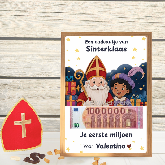 Geld cadeau geven Sinterklaas
