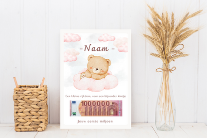 Geld geschenk geboorte meisje