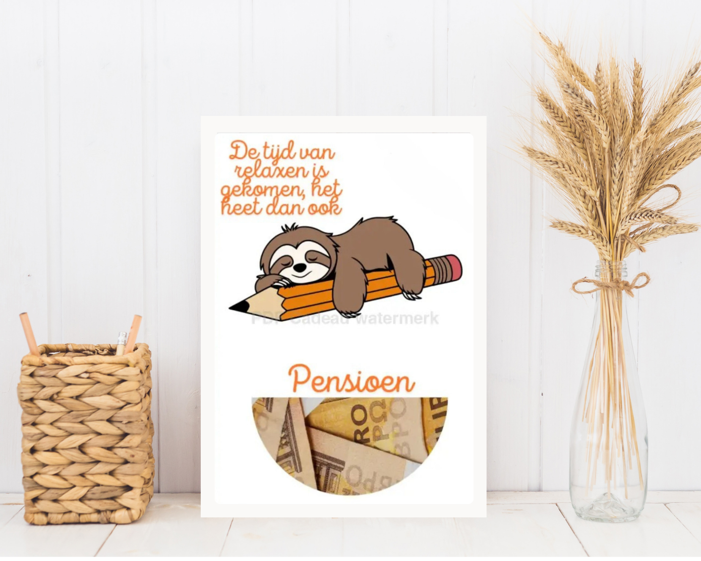 pensioen cadeau met geld verwerkt - PDF cadeau - PDF Cadeau