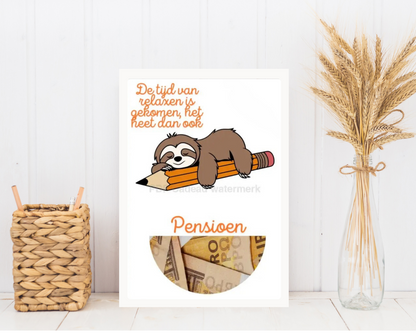 pensioen cadeau met geld verwerkt - PDF cadeau - PDF Cadeau