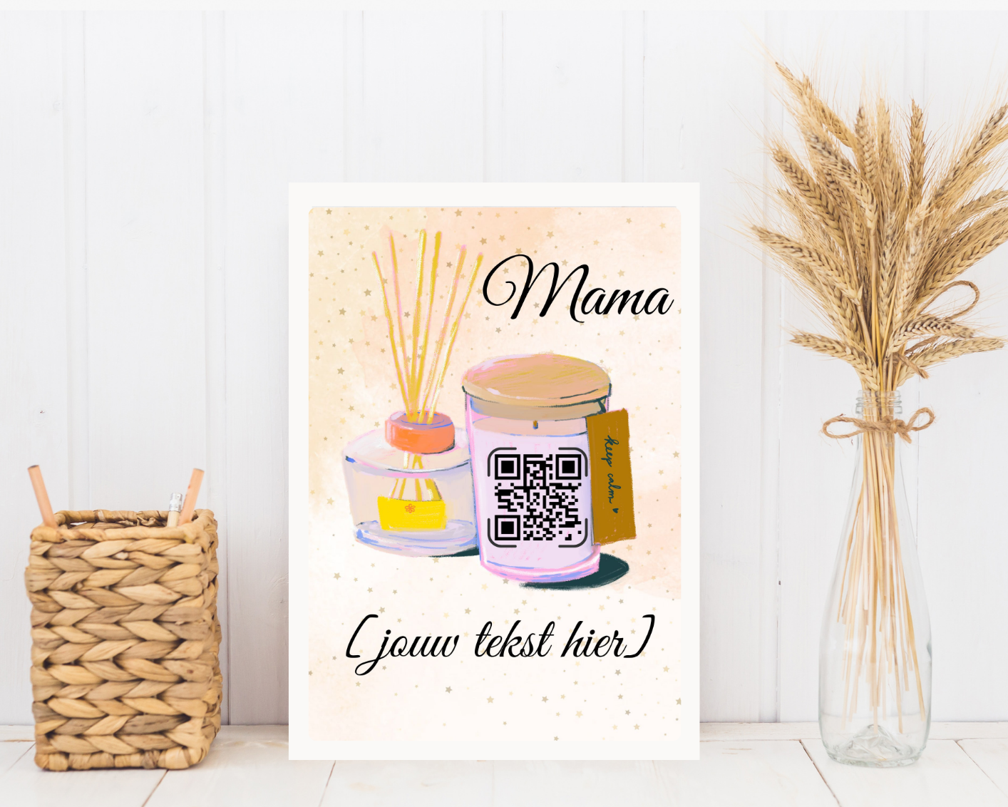 QR-code cadeau voor Moederdag cadeau met tekst 