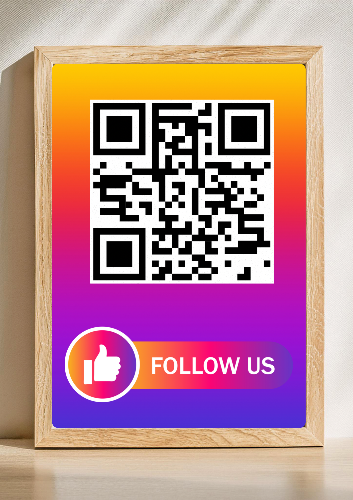 Social media QR-code print voor bedrijven & influencers