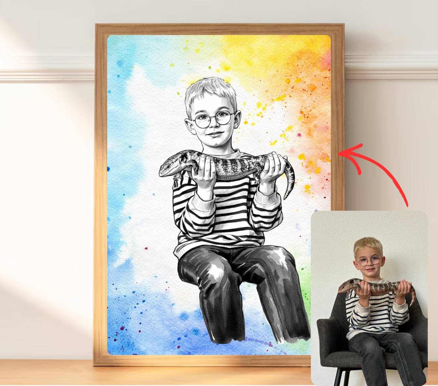 Foto omzetten naar tekening