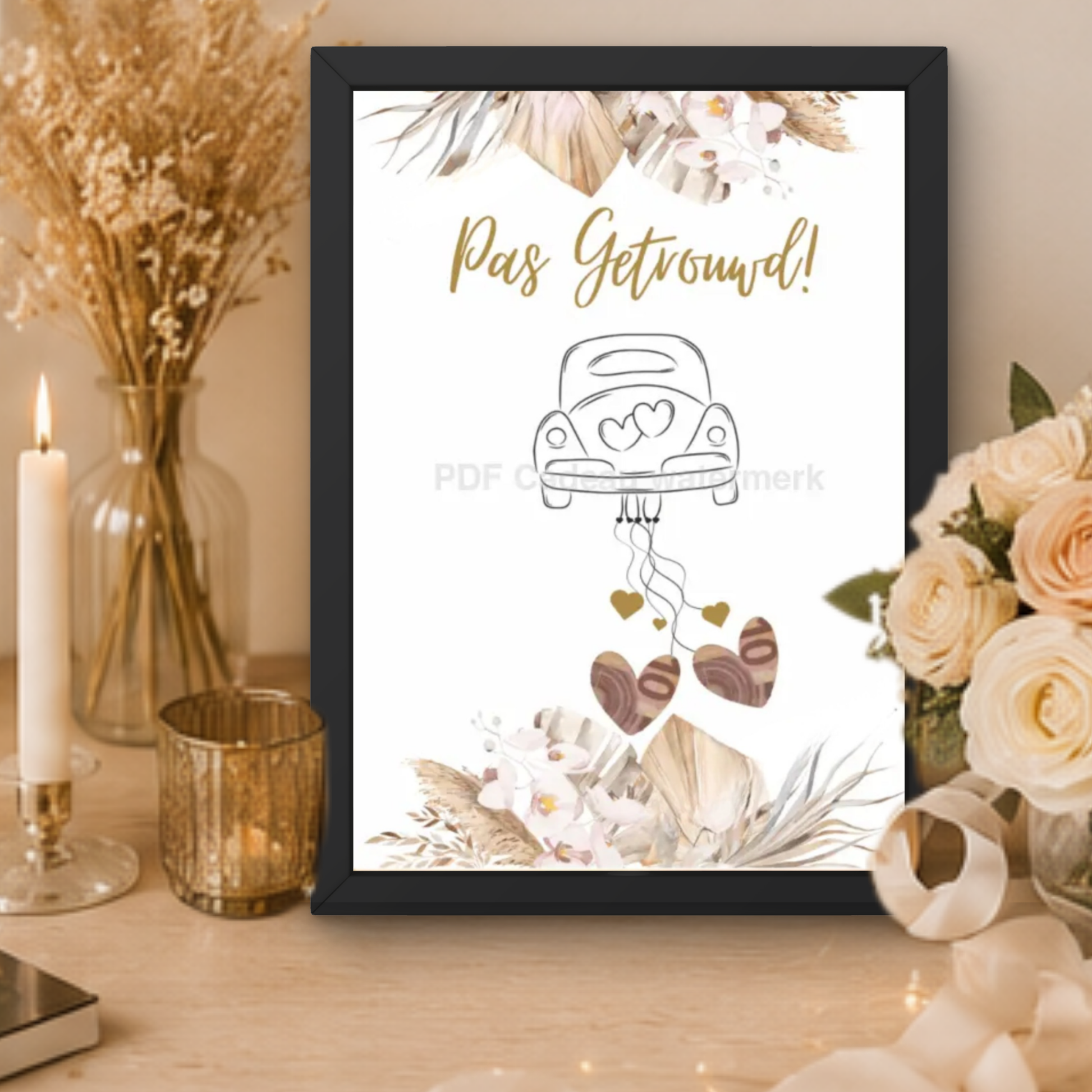 just married geld cadeau