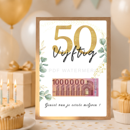 cadeau 50 jaar vrouw
