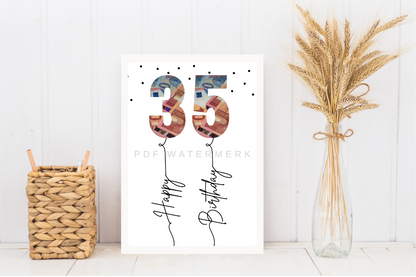 cadeau 35 jaar vrouw met geld voor man